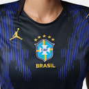 Camisa Brasil Away 2026 - Feminina Baby Look Azul My Store
