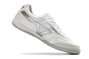 Chuteira Futsal Mizuno Morelia Sala IC Branca e Prata "Beta Shining" My Store