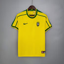 Camisa Brasil Home 1998 Retrô - Amarela - Futx Brasil