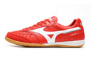 Chuteira Futsal Mizuno Morelia Sala IC Vermelha e Branca - Futx Brasil