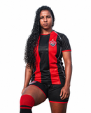 Camisa Vitória Titular 26/27 Feminina - Vermelha e Preta Puma