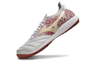 Chuteira Society Mizuno Morelia Neo Sala TF Branca e Vermelha "Charge Pack" My Store