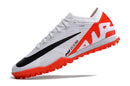 Chuteira Society Nike Air Zoom Mercurial Vapor 15 Elite TF Branca e Vermelho "Ready Pack" - Futx Brasil