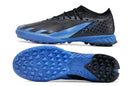 Chuteira Society Adidas X Crazyfast.1 TF Preta e Azul "Bugatti" - Futx Brasil