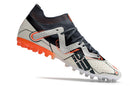 Chuteira Society Puma Future Ultimate MG Branca e Laranja "Astronaut Pack" - Futx Brasil