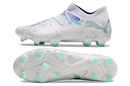 Chuteira Campo Puma Future 7 FG Branca, Verde e Roxo "Brilliance Pack" - Futx Brasil
