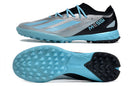 Chuteira Society Adidas X Crazyfast Messi.1 TF Prata e Azul "Infinito" My Store