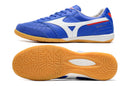Chuteira Futsal Mizuno Morelia Sala IC Azul e Branca - Futx Brasil