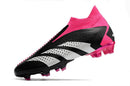 Chuteira Campo Adidas Predator Accuracy+ FG Rosa e Preto "Own You Football Pack" - Futx Brasil