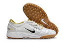 Chuteira Society Nike Total 90 TF Branca e Dourada - Futx Brasil