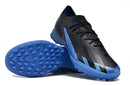 Chuteira Society Adidas X Crazyfast.1 TF Preta e Azul "Bugatti" - Futx Brasil