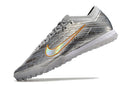 Chuteira Society Nike Air Zoom Mercurial Vapor 15 Elite TF Prata "Anniversary 25 Years Pack" - Futx Brasil