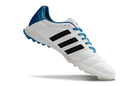 Chuteira Society Adidas AdiPure 11 Pro TF Branca e Azul "Toni Kroos" - Futx Brasil