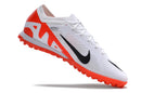 Chuteira Society Nike Air Zoom Mercurial Vapor 15 Elite TF Branca e Vermelho "Ready Pack" - Futx Brasil