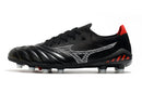 Chuteira Campo Mizuno Morelia Neo 3 FG Preta e Vermelha - Futx Brasil