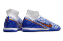 Chuteira Futsal Nike Air Zoom Mercurial Superfly 9 Elite IC Azul "CR7" - Futx Brasil