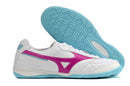 Chuteira Futsal Mizuno Morelia Sala IC Branca, Rosa e Azul My Store
