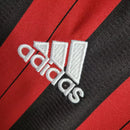 Camisa Milan Home 13/14 Retrô Manga Longa - Vermelha e Preta - Futx Brasil