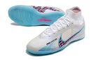 Chuteira Futsal Nike Air Zoom Mercurial Superfly 9 Elite IC Branca e Azul "Blast Pack" - Futx Brasil