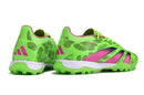 Chuteira Society Adidas Predator Elite TF Verde e Rosa - Futx Brasil