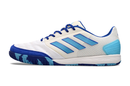 Chuteira Futsal Adidas Competition Top IC Branca e Azul My Store