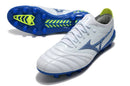 Chuteira Campo Mizuno Morelia Neo 3 FG Branca e Azul "Pre Future Pack" - Futx Brasil