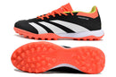 Chuteira Society Adidas Predator Elite TF Preta, Laranja e Branco "Solar Energy" - Futx Brasil