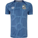 Camisa Santos Pré Jogo 24/25 - Azul - Futx Brasil