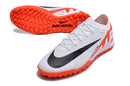 Chuteira Society Nike Air Zoom Mercurial Vapor 15 Elite TF Branca e Vermelho "Ready Pack" - Futx Brasil