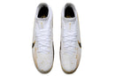 Chuteira Campo Nike Air Zoom Mercurial Superfly 9 Elite FG Branca, Preta e Dourada - Futx Brasil