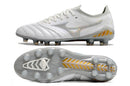 Chuteira Campo Mizuno Morelia Neo 3 FG Branca e Prata "Beta Shining" - Futx Brasil