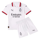 Conjunto Infantil Milan II 24/25 - Branco - Futx Brasil