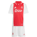 Conjunto Infantil Ajax I 24/25 - Branco e Vermelho - Futx Brasil