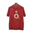 Camisa Arsenal Home 05/06 Retrô - Vinho - Futx Brasil