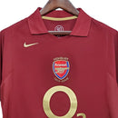 Camisa Arsenal Home 05/06 Retrô - Vinho - Futx Brasil