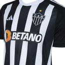 Camisa Atlético Mineiro Home 24/25 - Preta e Branca - Futx Brasil