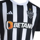 Camisa Atlético Mineiro Home 24/25 - Preta e Branca - Futx Brasil