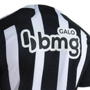 Camisa Atlético Mineiro Home 24/25 - Preta e Branca - Futx Brasil