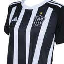Camisa Atlético Mineiro Feminina Home 24/25 - Preta e Branca - Futx Brasil