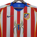 Camisa Atlético de Madrid Spider 04/05 Retrô - Branca e Vermelha - Futx Brasil