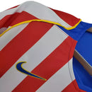 Camisa Atlético de Madrid Spider 04/05 Retrô - Branca e Vermelha - Futx Brasil