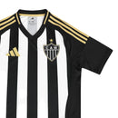 Camisa Atletico Mineiro Home 25/26 - Preta e Branca - Futx Brasil