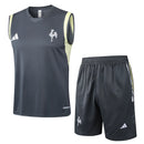 Conjunto Atlético Mineiro Comissão Técnica Regata 24/25 - Cinza Escuro - Futx Brasil