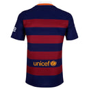Camisa Barcelona Home 15/16 Retrô - Azul e Vermelha - Futx Brasil