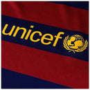 Camisa Barcelona Home 15/16 Retrô - Azul e Vermelha - Futx Brasil