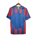 Camisa Barcelona 05/06 Retrô - Azul e Vermelha - Futx Brasil