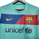 Camisa Barcelona Away 10/11 Retrô - Verde Água - Futx Brasil