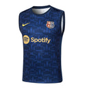Conjunto Barcelona Treino Regata 24/25 - Azul Escuro - Futx Brasil