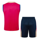 Conjunto Barcelona Treino Regata 24/25 - Rosa - Futx Brasil