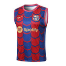 Conjunto Barcelona Treino Regata 24/25 - Azul e Vermelho - Futx Brasil